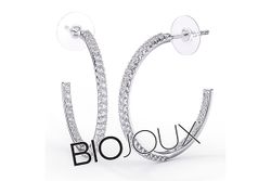 Biojoux Pendientes Hipolagenicos BJT368 Liora 25 mm