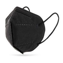 Angelmask Box of 10 BLACK Masks FFP2 NR Adult
