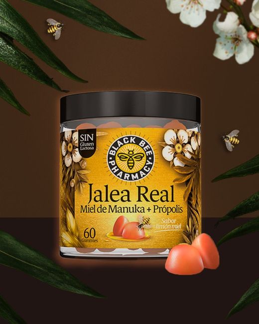 Black Bee Jalea Real Miel de Manuka + Propolis 60 Gummies