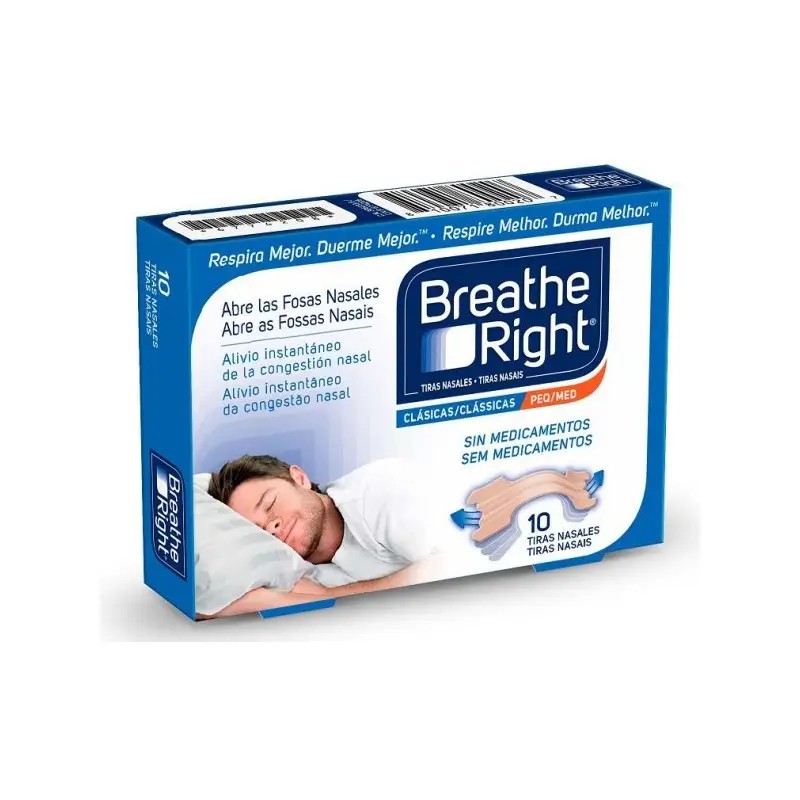 Breathe Right Clásicas Tiras Nasales - Farmacia Quintalegre