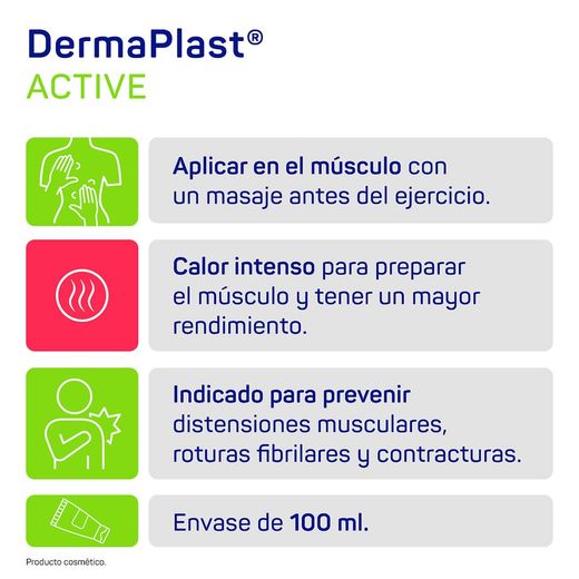 Derma Plast Active Efecto Calor Crema 100 ml