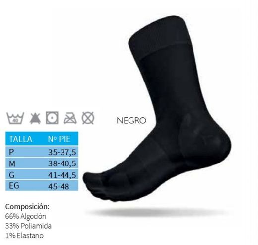 Calzamedi Black Daibetic Socks 9614 1 Pair