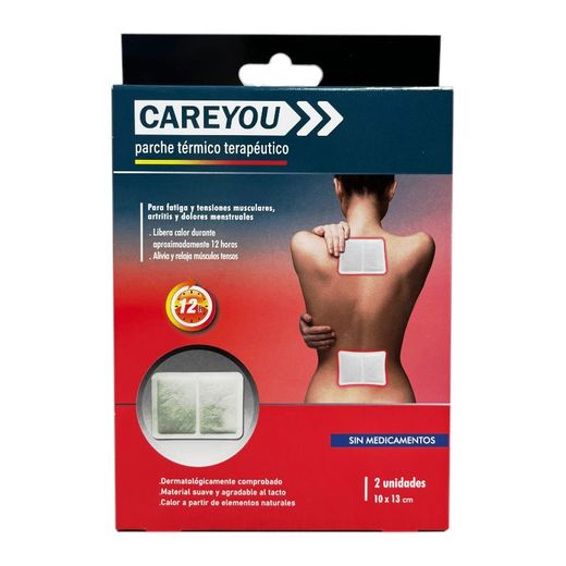 Patch Thermique Thérapeutique Careyou 2 Unités de 10 x 13 cm