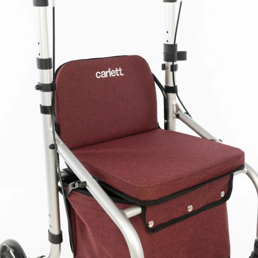 Carlett Lett Go Carro Andador Plegable con Asiento y Bolsa de Compra de 20 Litros