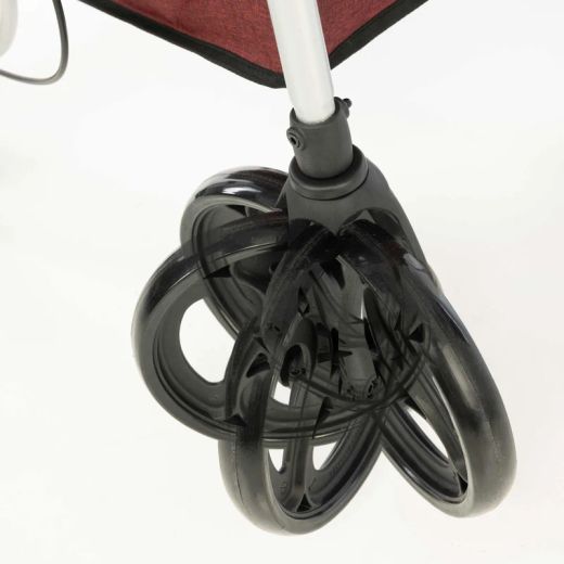 Carlett Lett Go Carro Andador Plegable con Asiento y Bolsa de Compra de 20 Litros