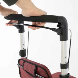 Carlett Lett Go Carro Andador Plegable con Asiento y Bolsa de Compra de 20 Litros