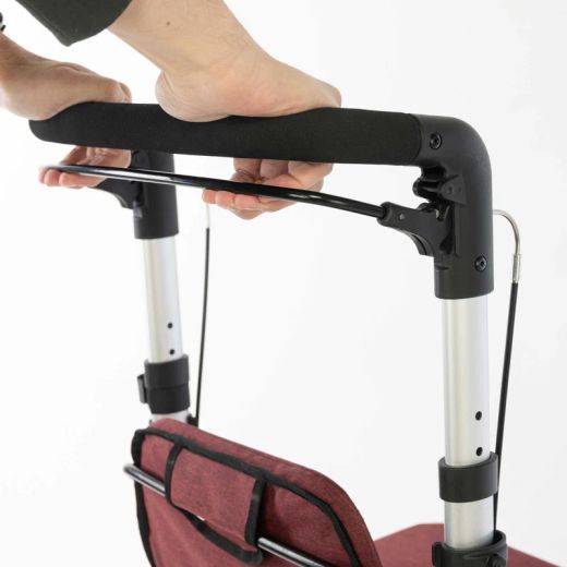 Carlett Lett Go Carro Andador Plegable con Asiento y Bolsa de Compra de 20 Litros