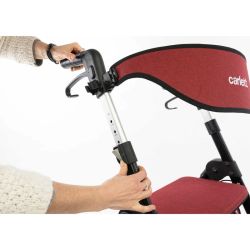 Carlett Lett Ride Andarilho Dobrável com Assento, Encosto e Dois Cestos