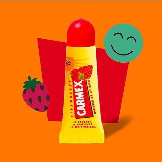 Carmex Balsamo Labial Hidratante Fluido Fresa SPF15 10 g