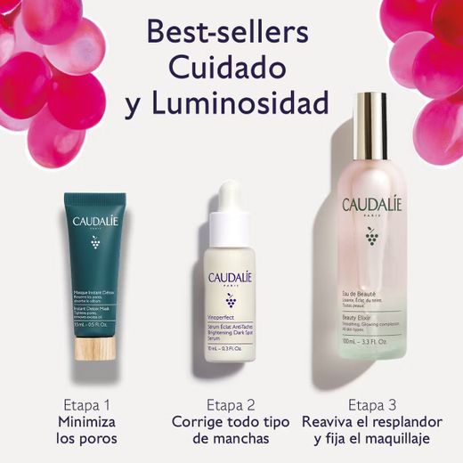 Caudalie Cofre Navidad Best-sellers Trío Best-sellers Cuidado y Luminosidad