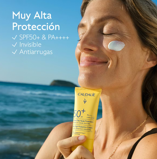 Caudalie Vinosun Protección Solar Crema de Muy Alta Protección SPF50+