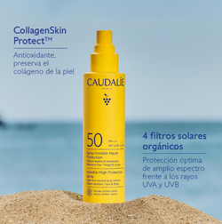 Spray solaire invisible haute protection SPF50 de Caudalie 75 ml