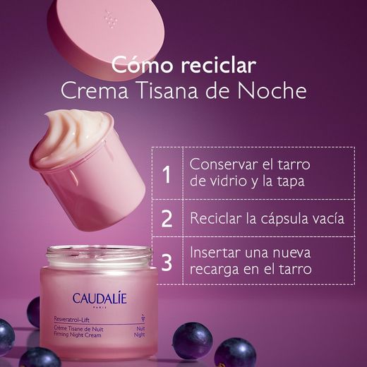Caudalie Creme Herbal Noturno Resveratrol-lift Recharge 50 ml