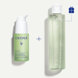 Coffret Vinopure de Caudalie : Sérum anti-imperfections et Lotion tonique purifiante