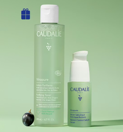 Coffret Vinopure de Caudalie : Sérum anti-imperfections et Lotion tonique purifiante