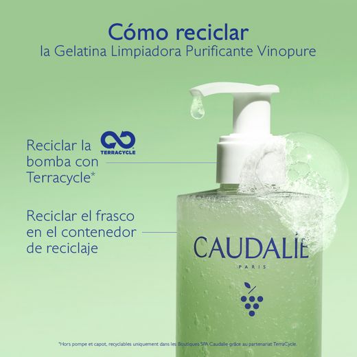 Caudalie Vinopure Gelatina Limpiadora Purificante con Acido Salicílico 385 ml