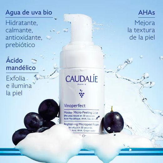 Caudalie Vinoperfect Micropeeling Espuma Luminosidade 50 ml / 100 ml