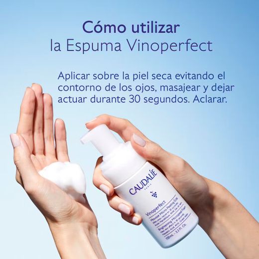Caudalie Vinoperfect Micropeeling Espuma Luminosidade 50 ml / 100 ml