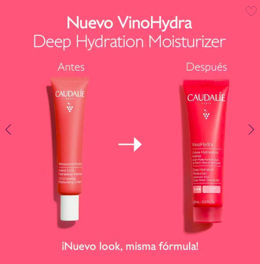 Caudalie Vinosource Hydra Cream S.O.S Hidratação Intensa 40 ml