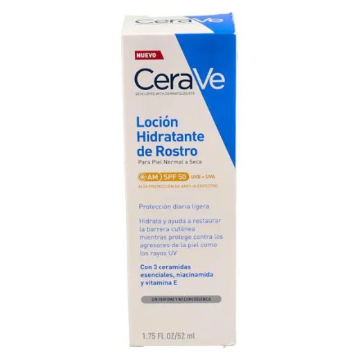 Lotion hydratante visage Cerave SPF 50 52 ml