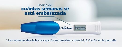 Clearblue Prueba De Embarazo Digital con Indicador de Semanas 1 Prueba