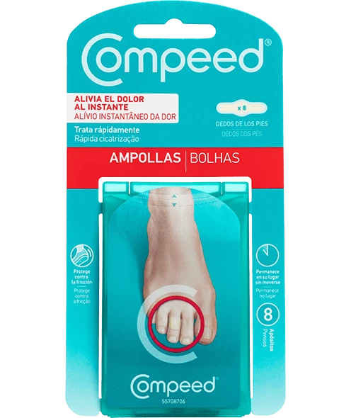Compeed Hydrocolloid Ampoules Fingers Feet 8 U