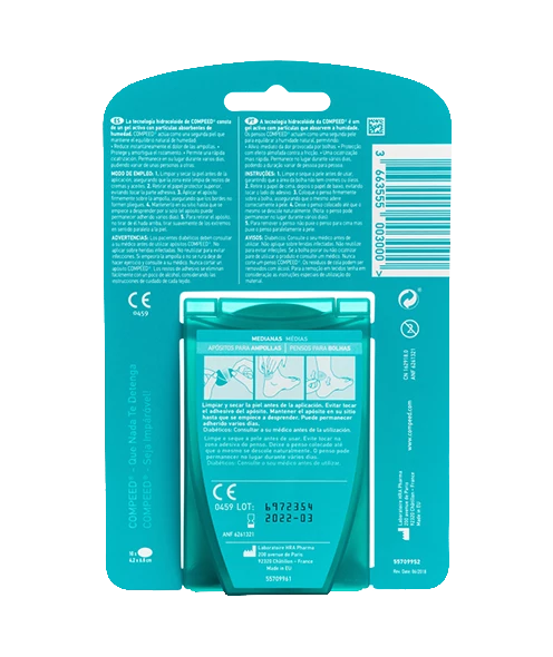 Compeed Hidrocolóide Ampolas T-Med 5 U