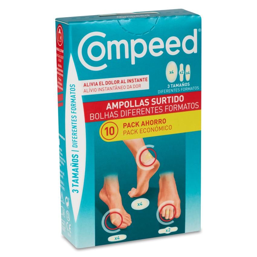 Compeed Ampollas Surtido Pack Ahorro 10 Apositos