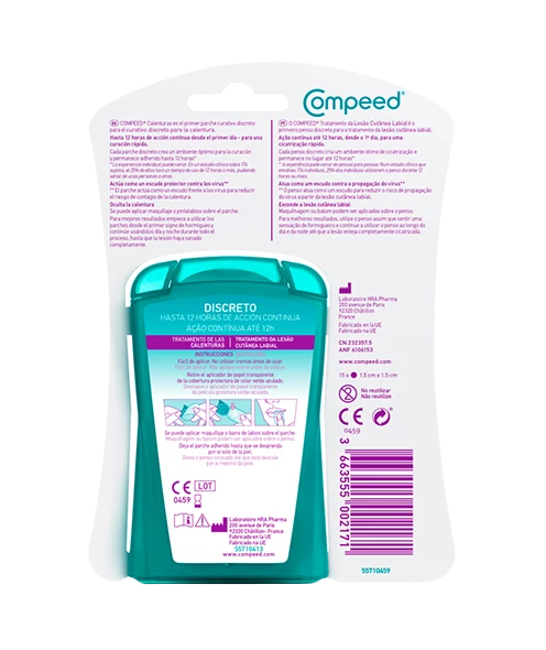 Compeed Calenturas Hydrocolloid Patch 15 U