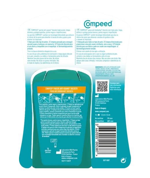 Compeed Parche Antigranos Discreto 15 Unidades