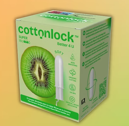 Cottonlock Super Tampones 100% Algodon Organico 16 Unidades
