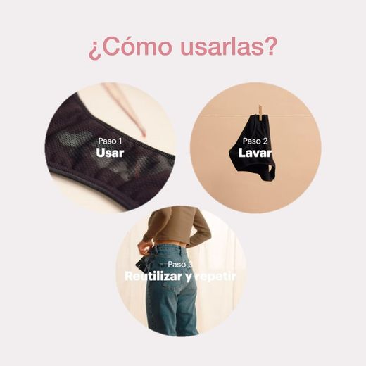 Calcinha menstrual preta sem costura Cumlaude