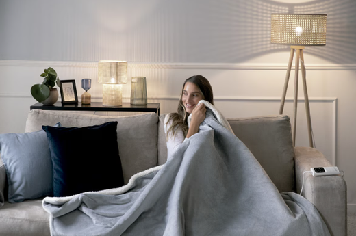 Daga Manta eléctrica Daga 26000 Relax Suave Elegante con 6 Niveles de Temperatura