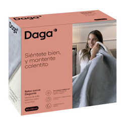 Daga Manta eléctrica Daga 26000 Relax Suave Elegante con 6 Niveles de Temperatura
