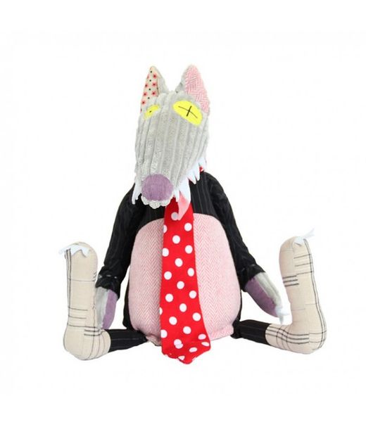 Lobo de pelúcia grande Deglingos 36500