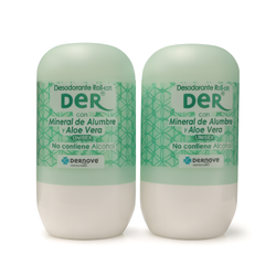 Dernove PACK Desodorante Roll-On Alumbre 75 ml x 2 U