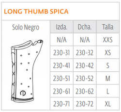 Donjoy Exos Pouce Long Spica 230 Sans BOA