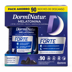 DormiNatur Forte Melatonina Gummies Forte Pack Ahorro 60 + 30 Gummies