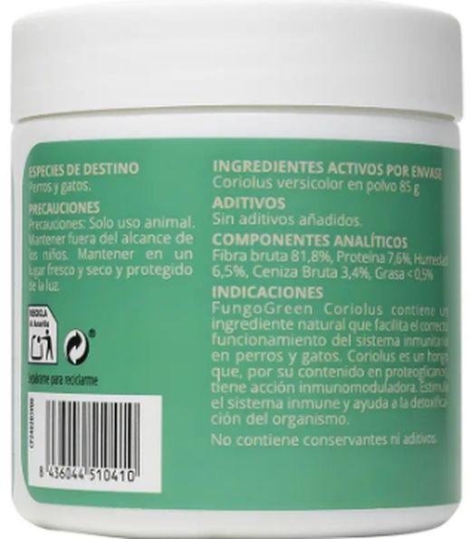 Dr. Green FungoGreen Coriolus Versicolor 85 g