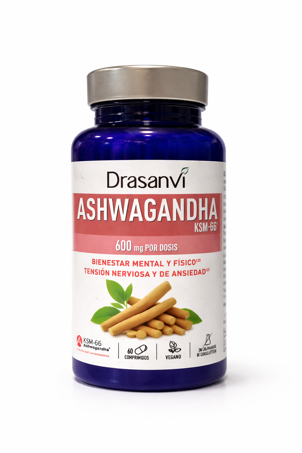 Drasanvi Ashwagandha KSM-66 600mg 60 Comprimidos