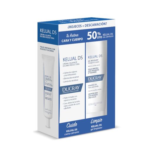 Ducray Routine Kelual DS Crème 40 ml + Gel Nettoyant 200 ml