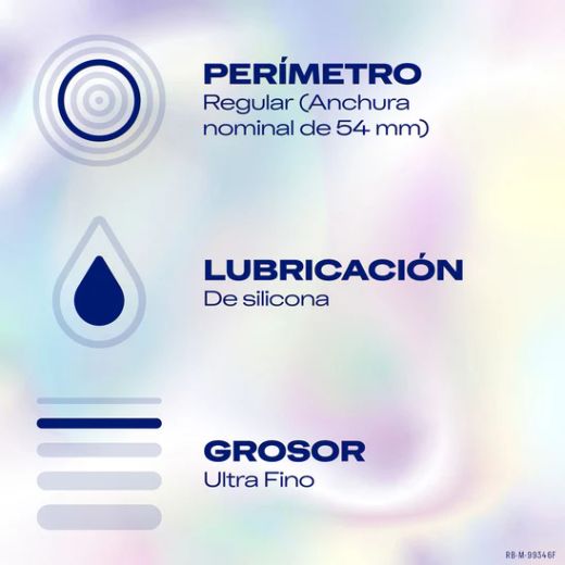 Preservativos Durex Invisíveis Extra Sensíveis 12 U