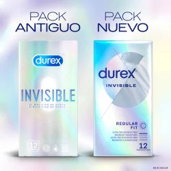 Preservativos Durex Invisíveis Extra Sensíveis 12 U
