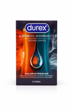 Durex Lovers Connect Lubricantes Estimulantes Calor y Frescor 2x50 ml