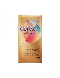 Preservativo Durex Real Feel Sem Látex 12 U