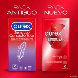 Preservativos Durex Sensitive Total Contact 6 U