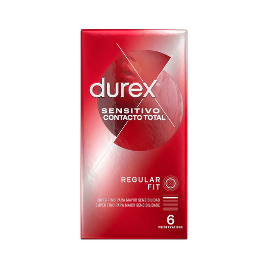 Durex Sensitivo Contacto Total Preservativos 6 U