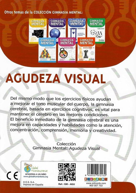 Edicards Mental Gymnastics Notebook Visual Acuity