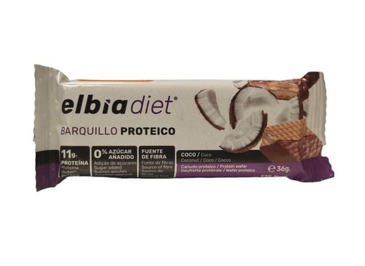 Elbia Wafer Sabor Coco 36 g