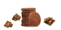 Biscuits au chocolat et aux noisettes d'Elbia 7 portions